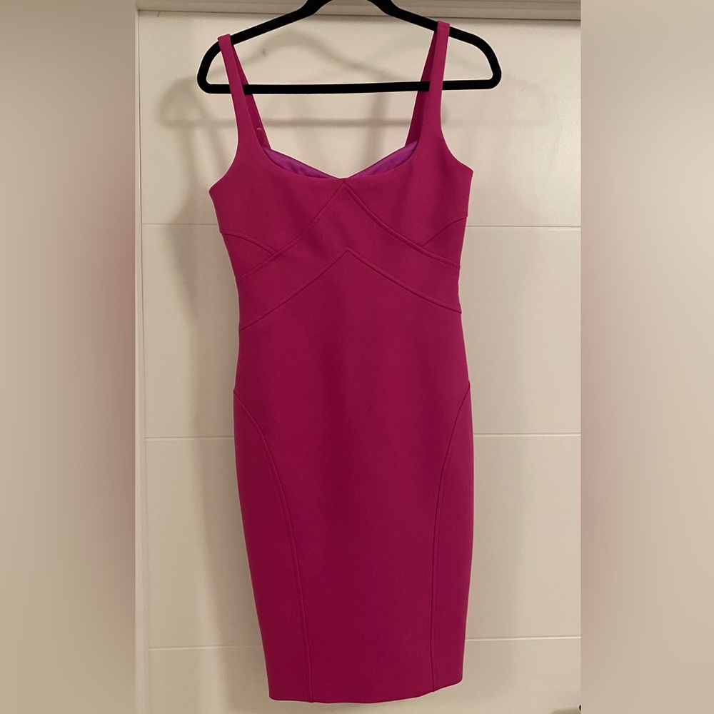 Cinq a Sept Fuchsia dress size 2, Mia lenght